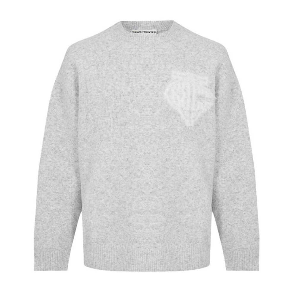 Couture Mens Fluffy Pullover / Gray